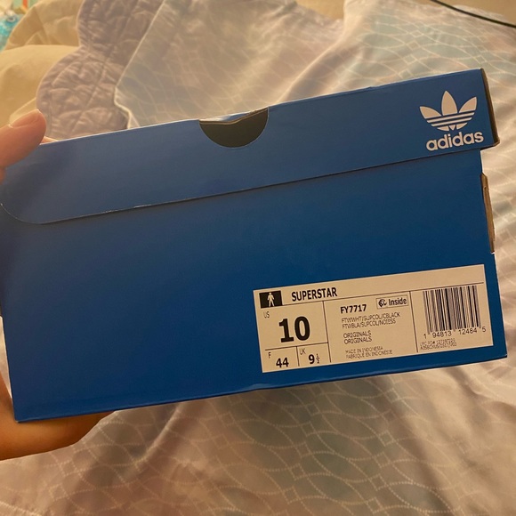 NWOT MEN 10 WOMEN 11 Adidas Originals White Shell Top, Transparent Clear Stripes - Picture 6 of 10